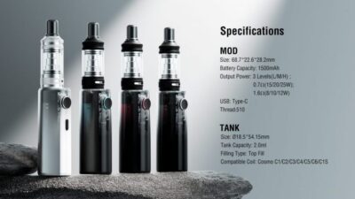 VAPTIO COSMO NEBULA 星雲主機套組 多功能調壓電子煙全系列兼容 MTL DTL 雙模式 1 VAPTIO COSMO NEBULA 星雲主機套組 多功能調壓電子煙全系列兼容 MTL DTL 雙模式 商品圖片 1