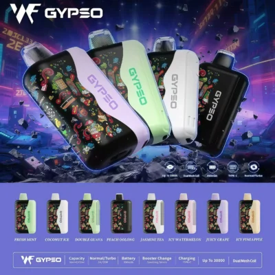 GYPSO 30000口拋棄式電子煙｜滿天星一次性電子煙、Turbo雙模式