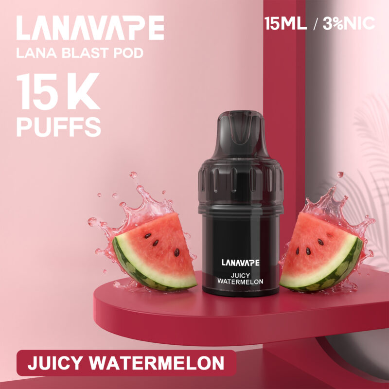 新品上市 LANA BLAST 15K 電子煙|15ml超大容量 15000 Puffs|買三顆送主機 1 LANA BLAST 15K 電子煙